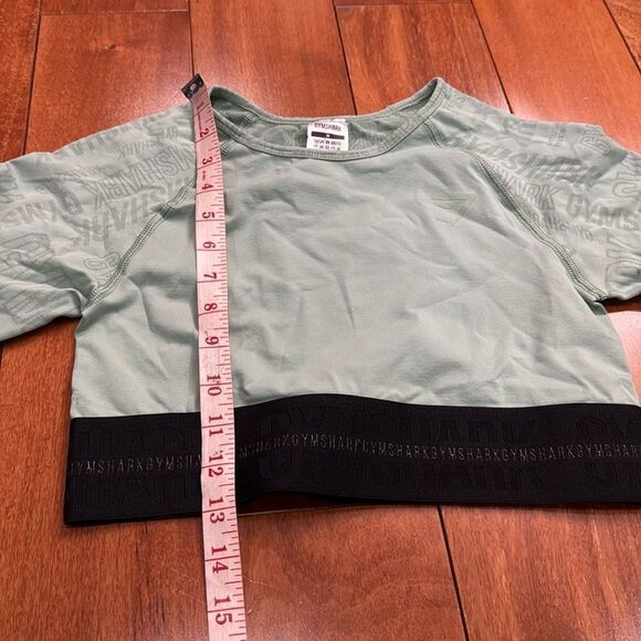 Gymshark Vision 3 pieces Long Sleeve Crop Top sports Bra and leggings size M - Picture 11 of 14